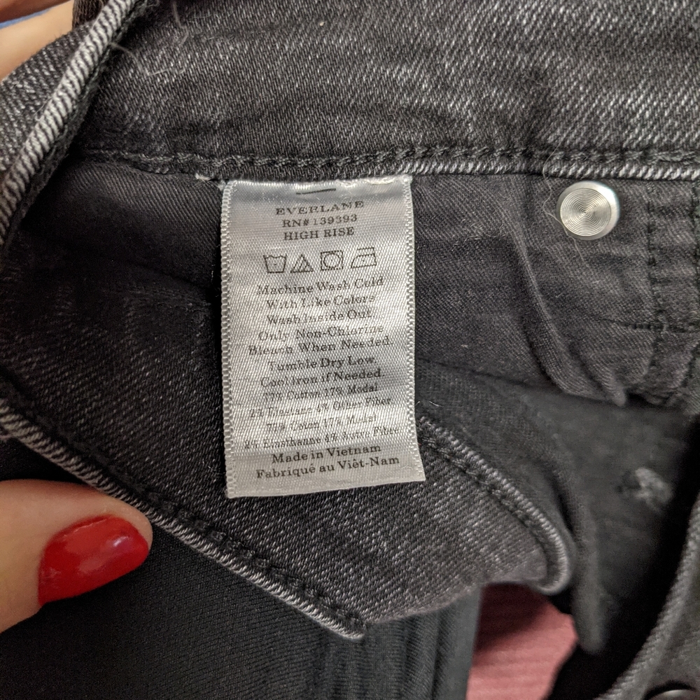 Everlane Button Fly Authentic Stretch Skinny Jeans - image 2